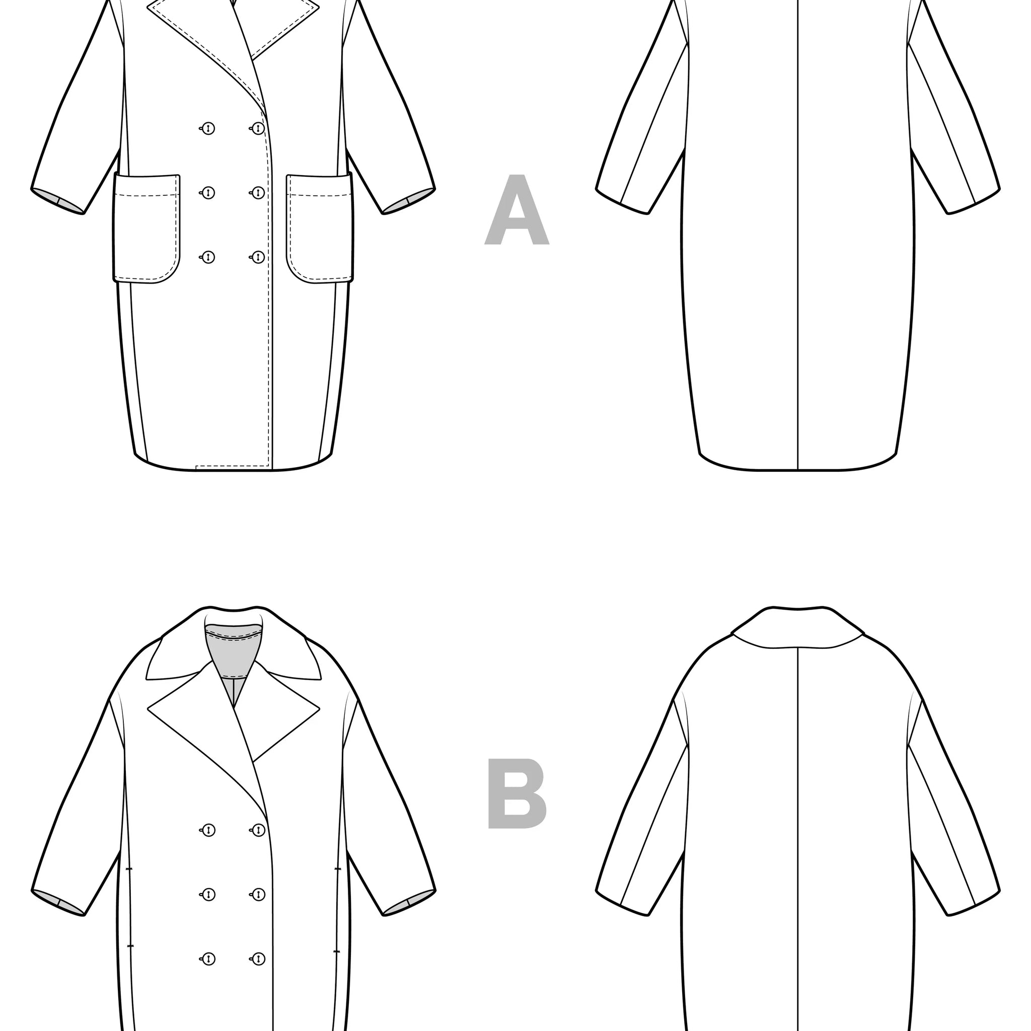 Closet Core Patterns - Phoebe Coat
