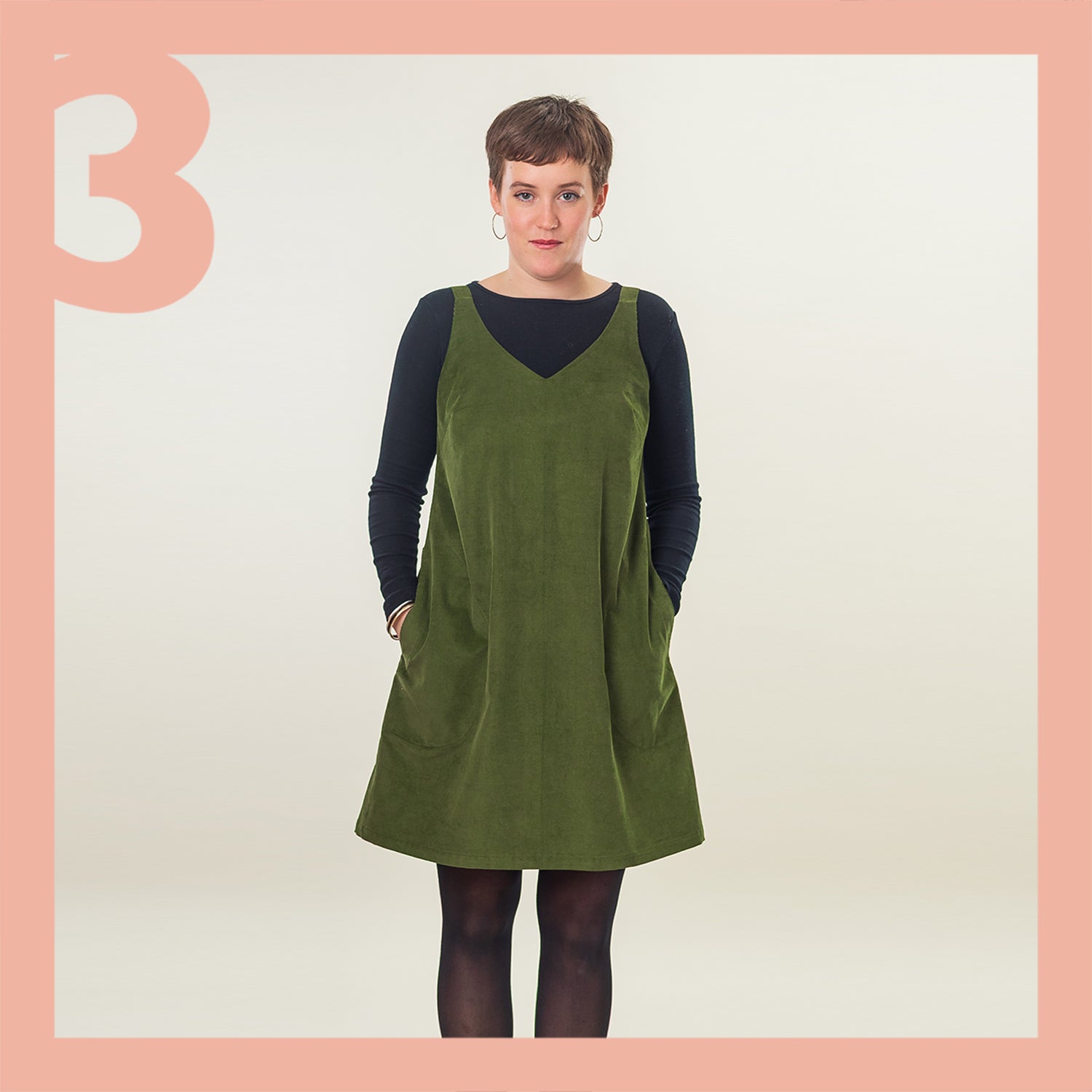 Stitch a Pinafore Dress for Autumn Winter
