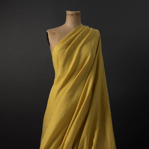 European Linen Mini-Gingham - Lemon Sherbert