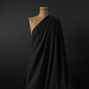 European Washed Linen - Black