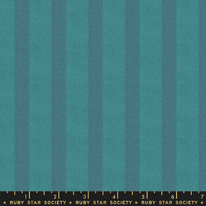 Alexia Marcelle Abegg - Warp and Weft Moonglow - Breeze Stripes - Vintage Blue