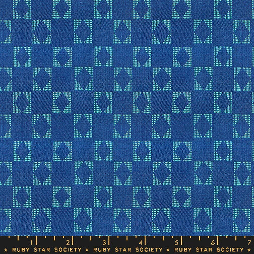 Warp and Weft Wovens - Ruby Star - Star - Light Bluebell
