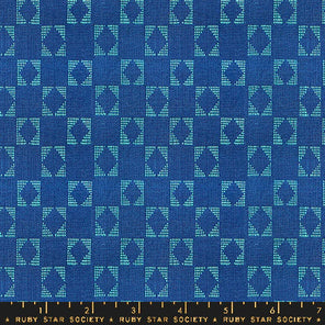 Warp and Weft Wovens - Ruby Star - Star - Light Bluebell