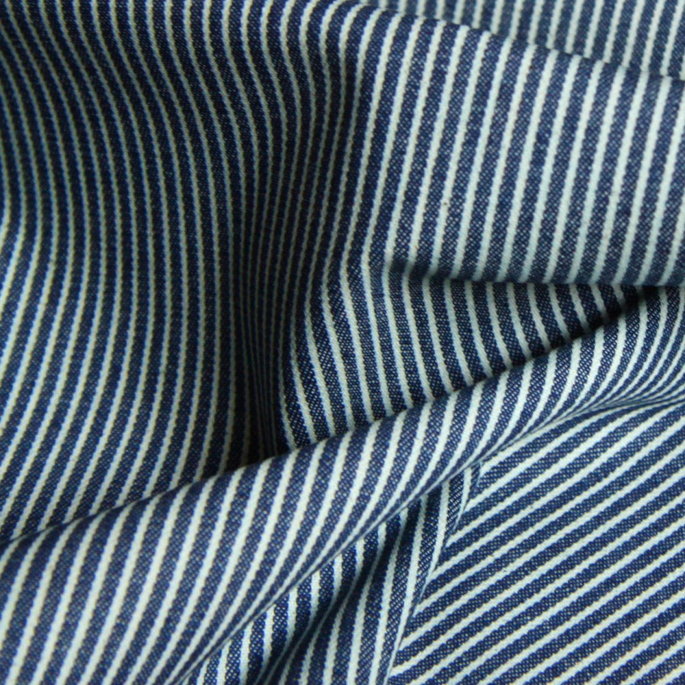 Washed Cotton Denim 8oz - Railroad Indigo