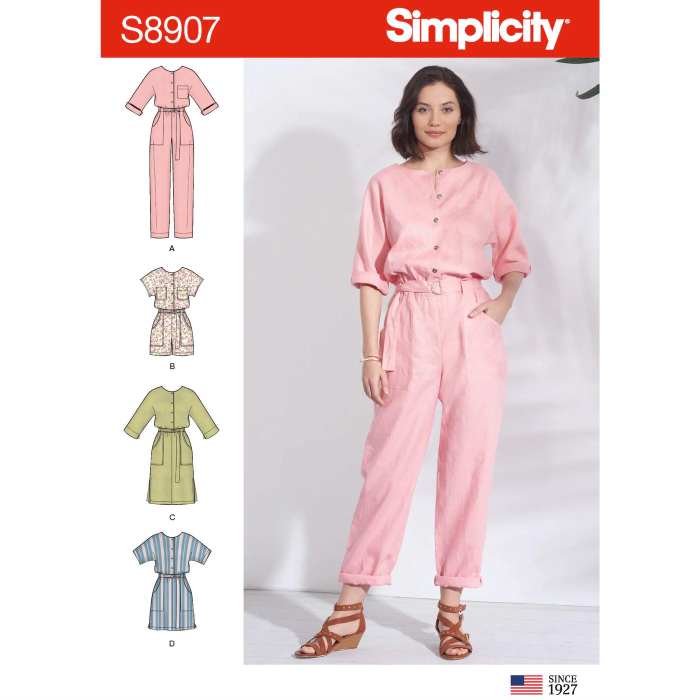Simplicity - 8907 Women's Jumpsuit, Playsuit and Dress