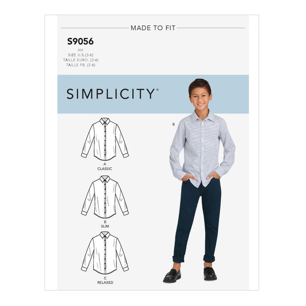 Simplicity Children 9056 - Boys' Shirt