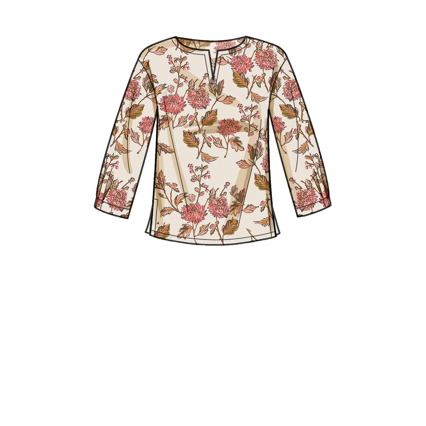 Simplicity 9274 - Top In Two Lengths