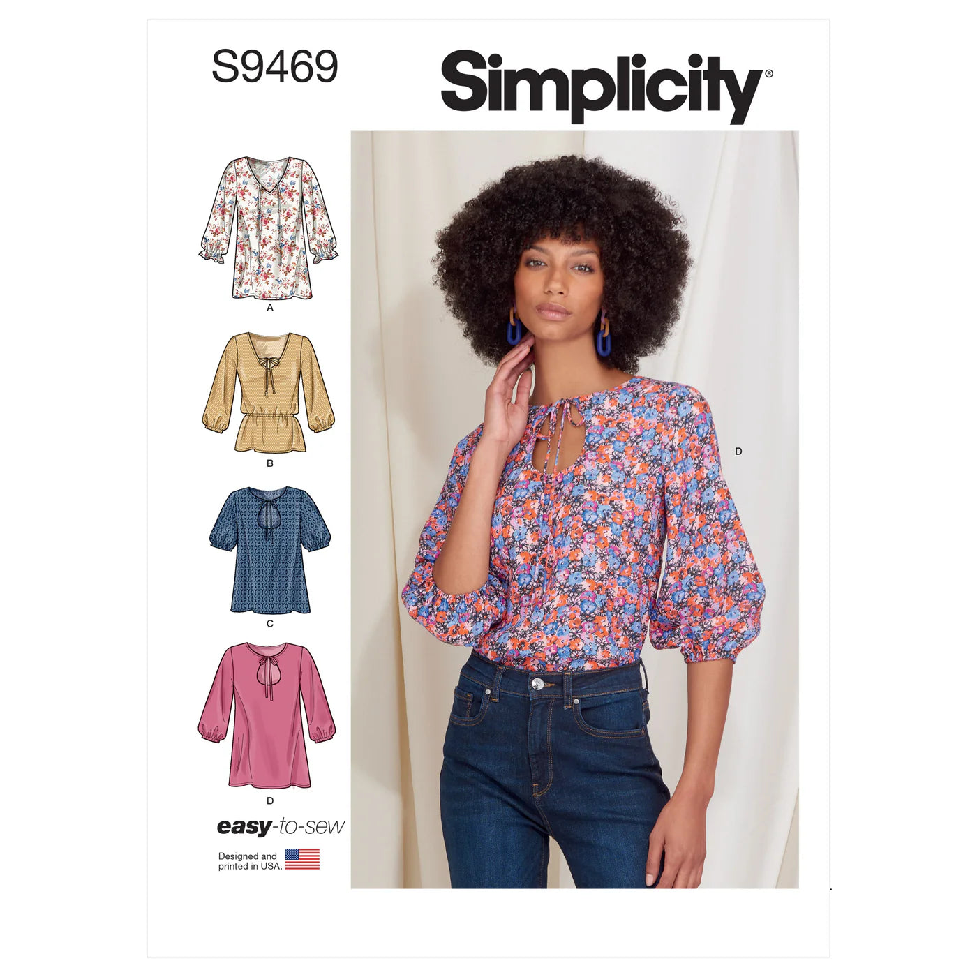 Simplicity 9469 - Misses Tops
