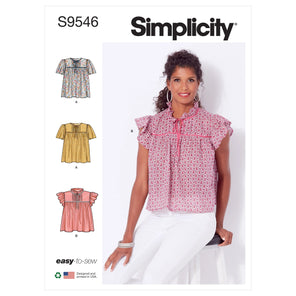 Simplicity - 9546 Women's Frill Shirt