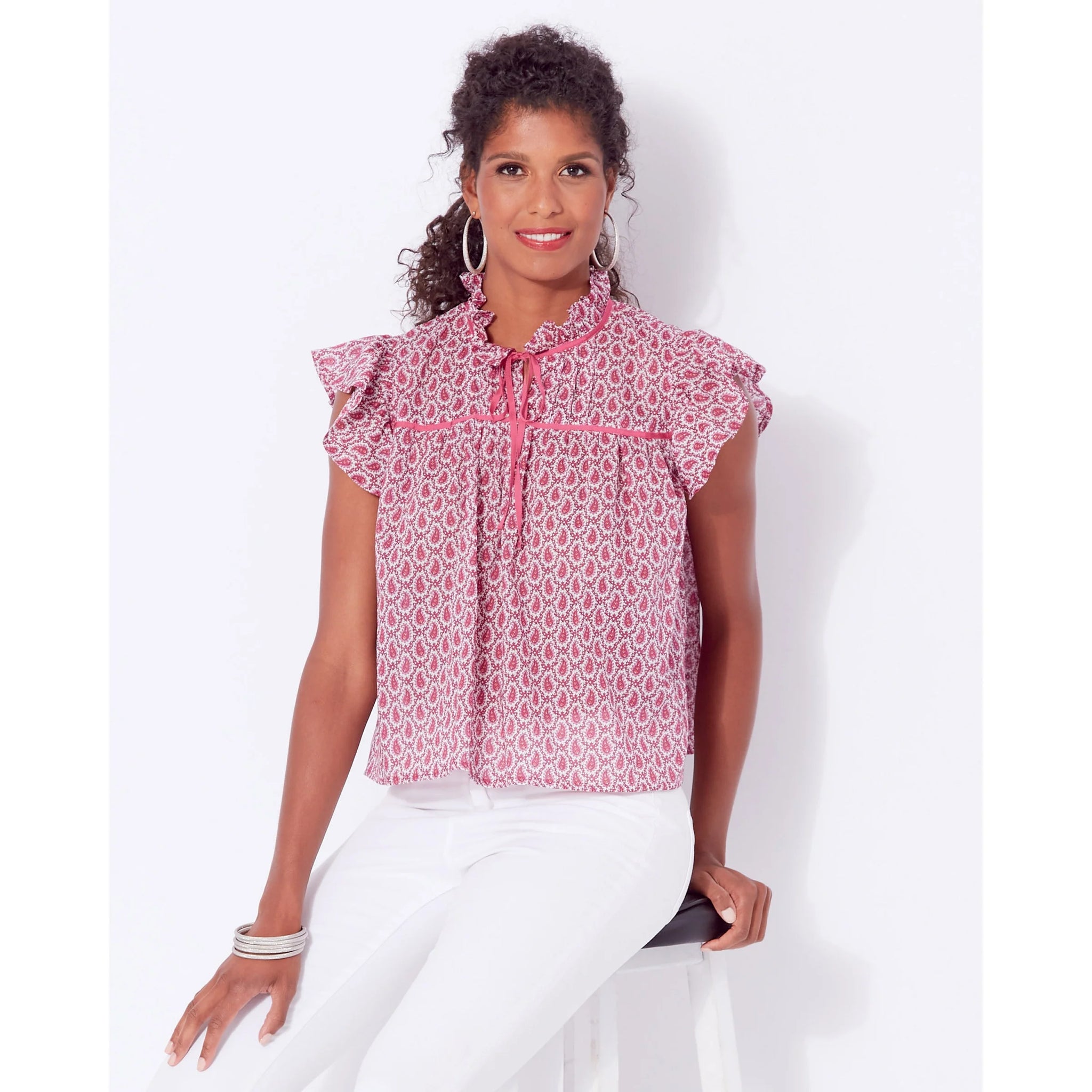 Simplicity - 9546 Women's Frill Shirt