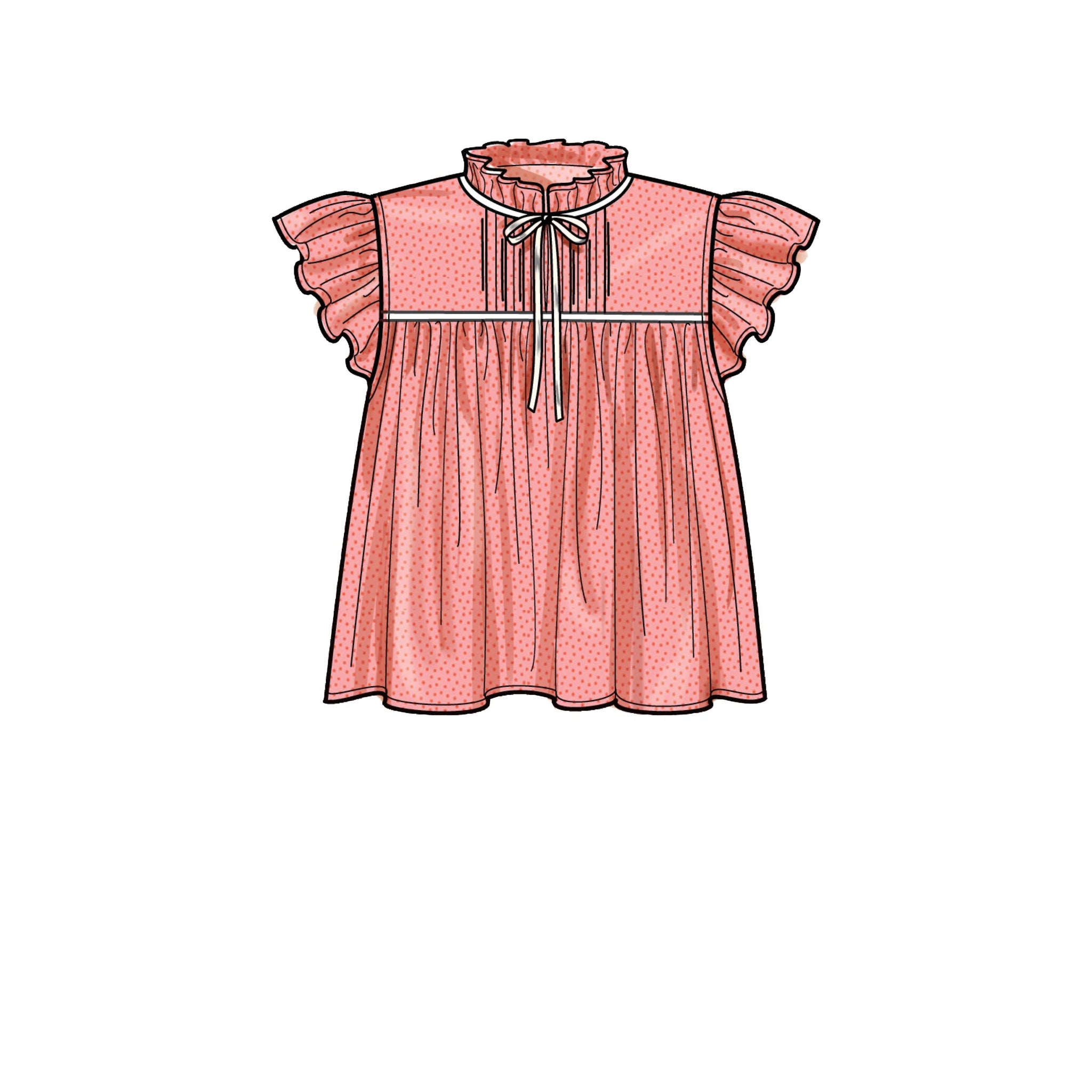 Simplicity - 9546 Women's Frill Shirt