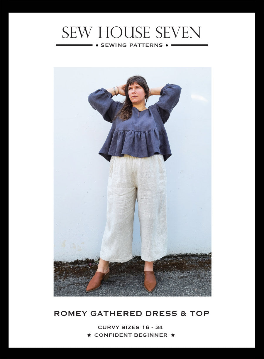 Sew House Seven - Romey Gathered Dress & Top - Sizes 4-34