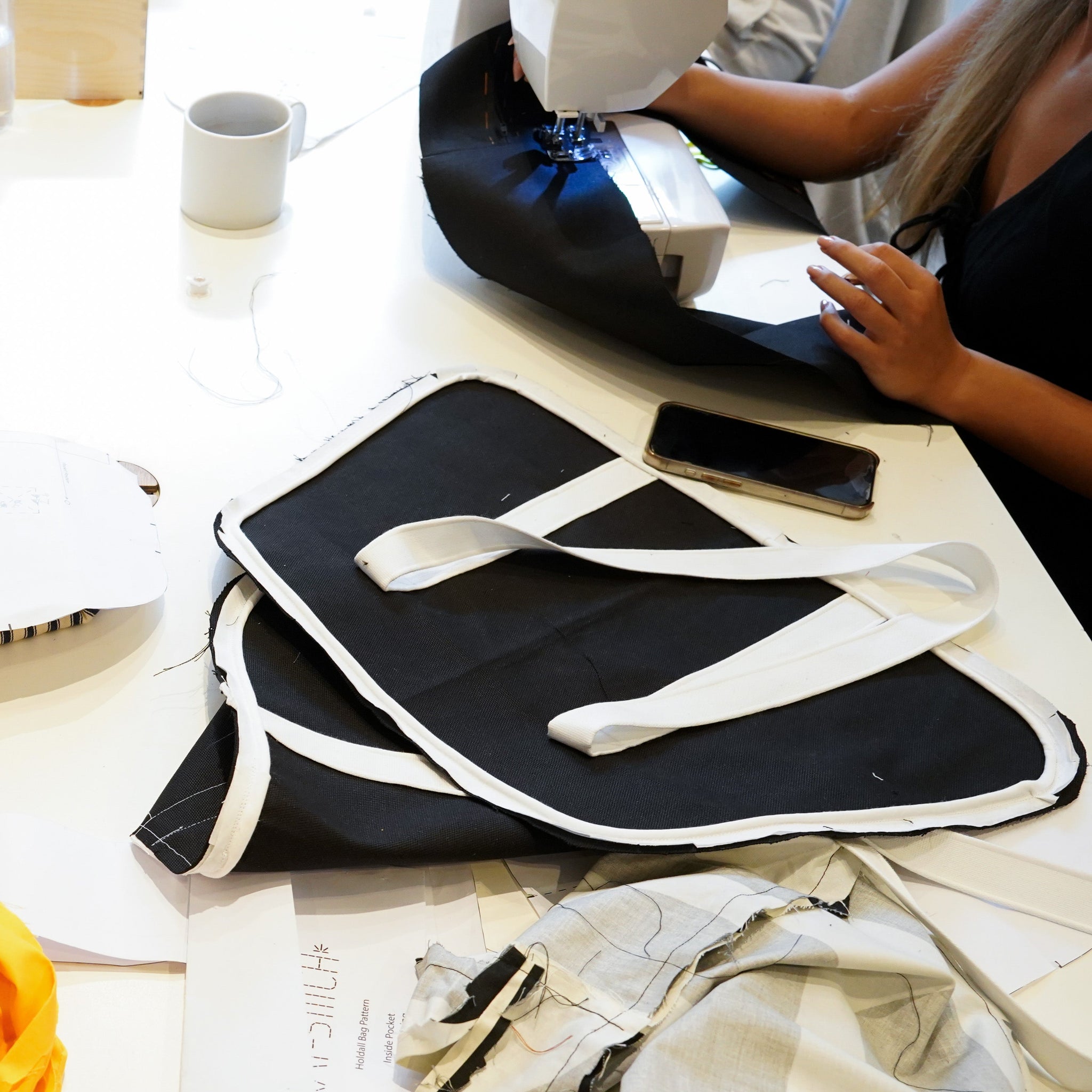 Introduction to Machine Sewing: Make a Lined Holdall in 3 Weekly Sessions