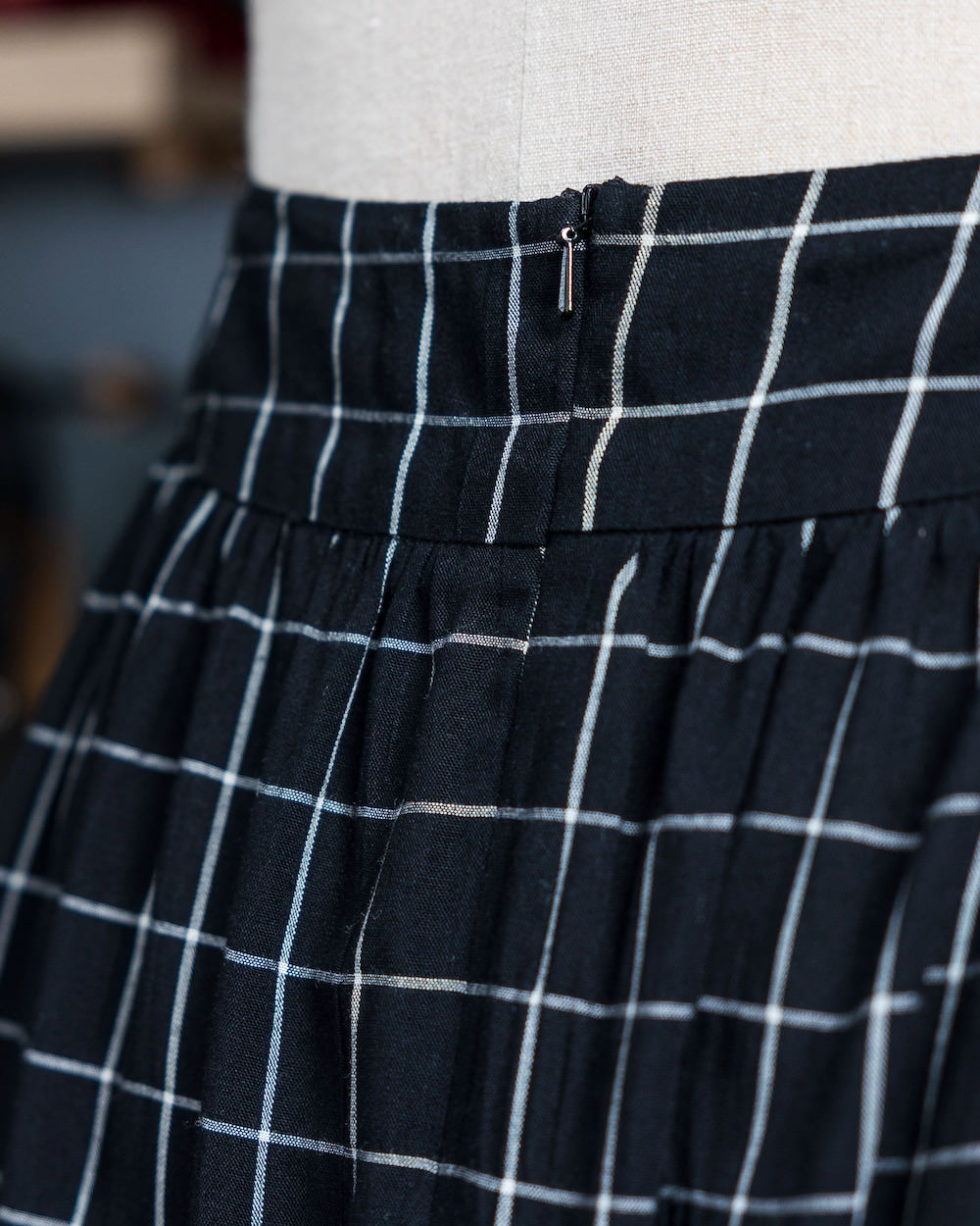 Women's Gathered Skirt in 3 Lengths S1369