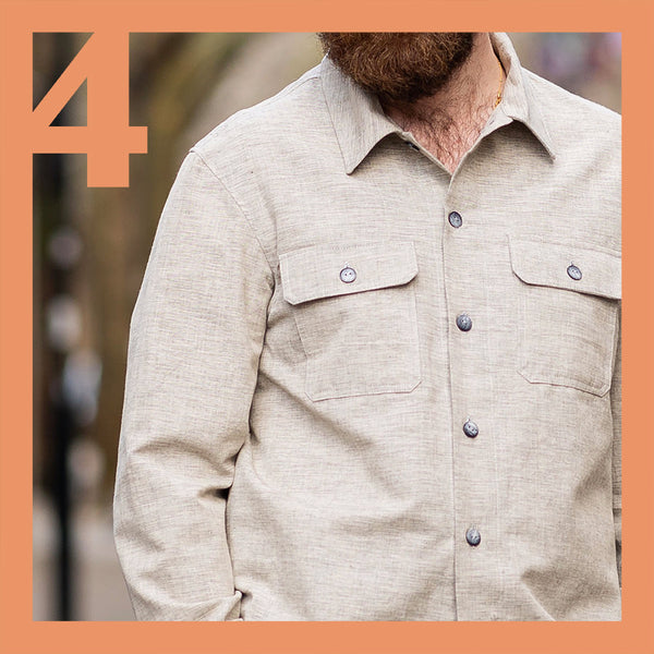 Advanced Garment Making: Button Front Shirt - 3 Weekly Sessions