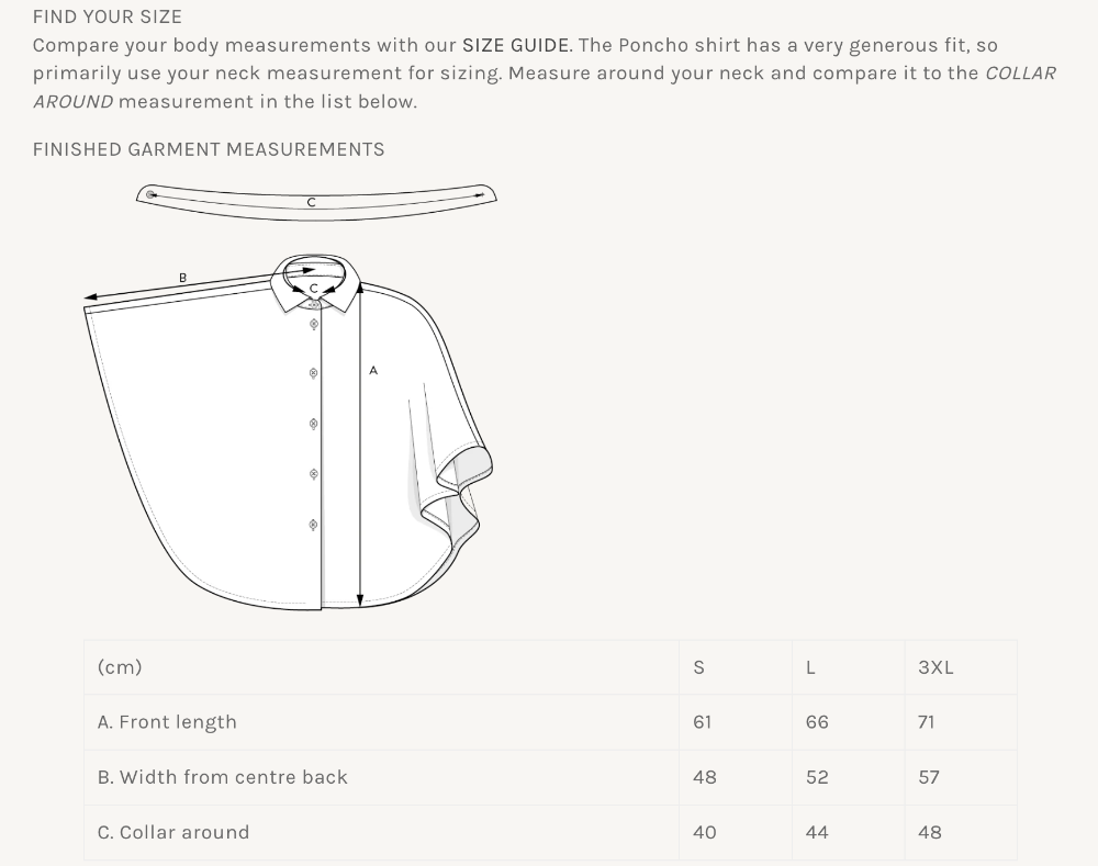The Assembly Line - Poncho Shirt