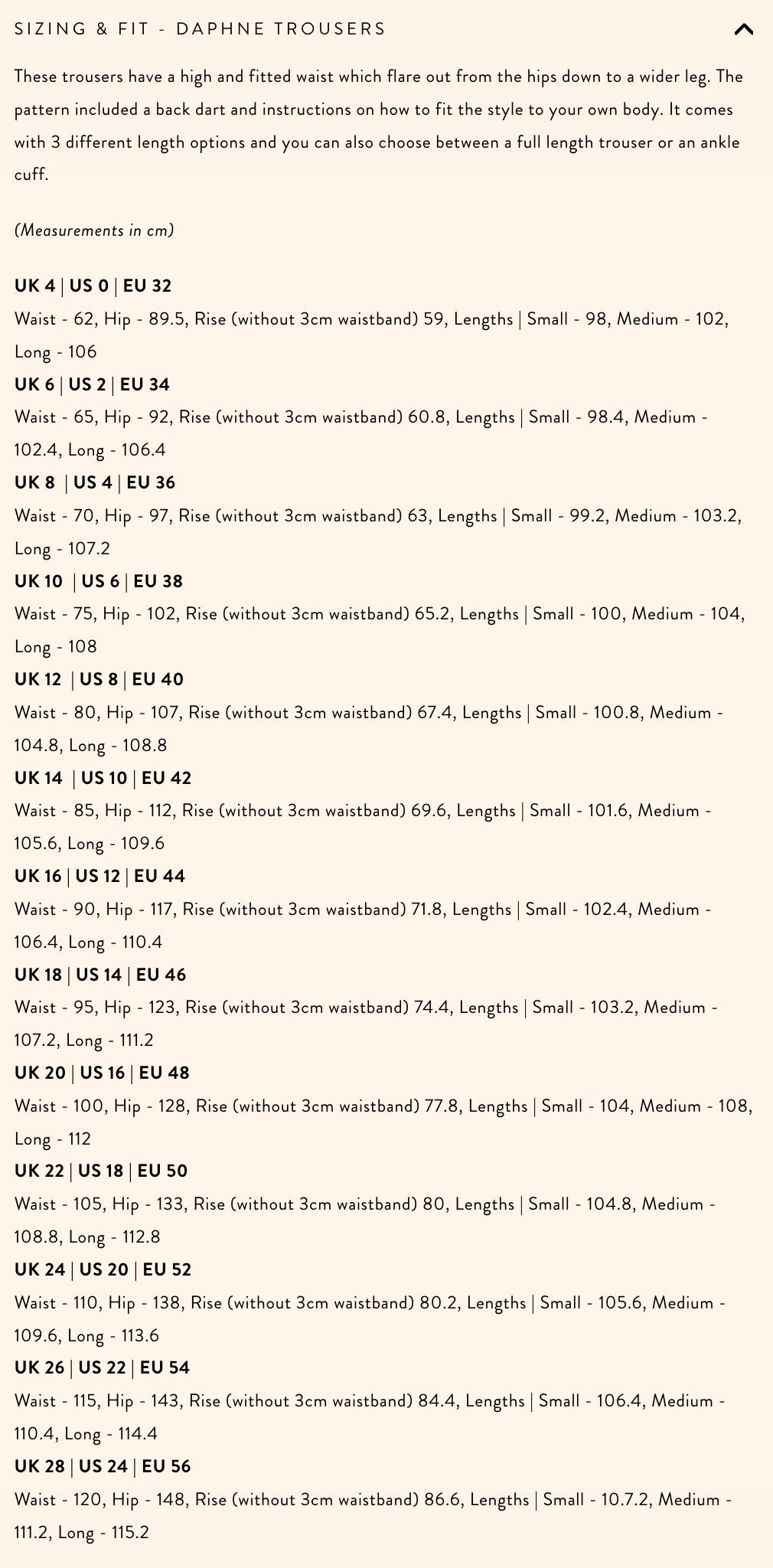 Modern Sewing Company - Daphne Trousers - PDF Pattern