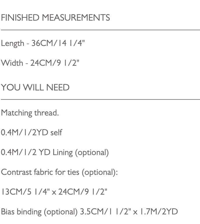 Merchant & Mills - Hot Water Bottle Cover - PDF Pattern - Free Pattern