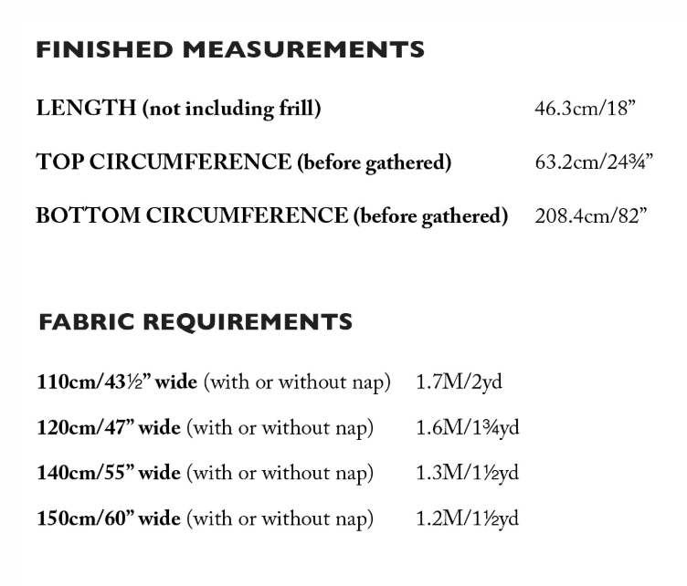 Merchant & Mills -The Pomegranate Lampshade Cover - PDF Pattern