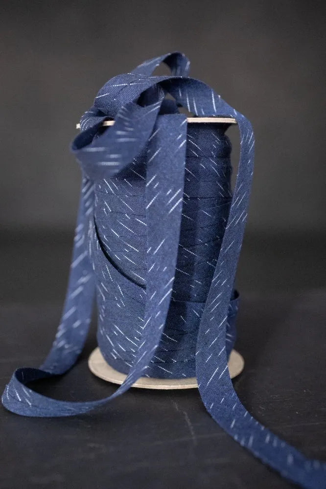 Merchant & Mills  Cotton Bias Binding 20mm - Indigo Snow