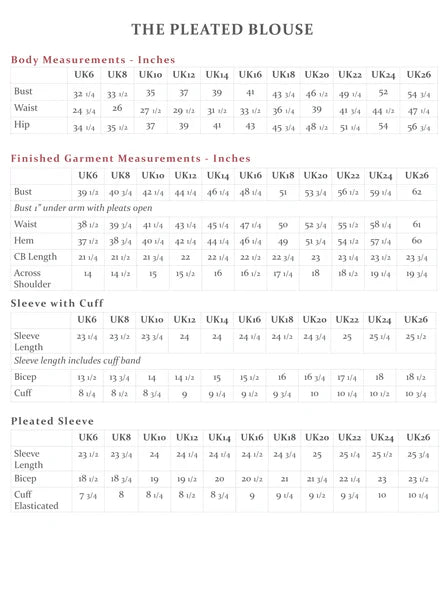 Avid Seamstress - The Pleated Blouse