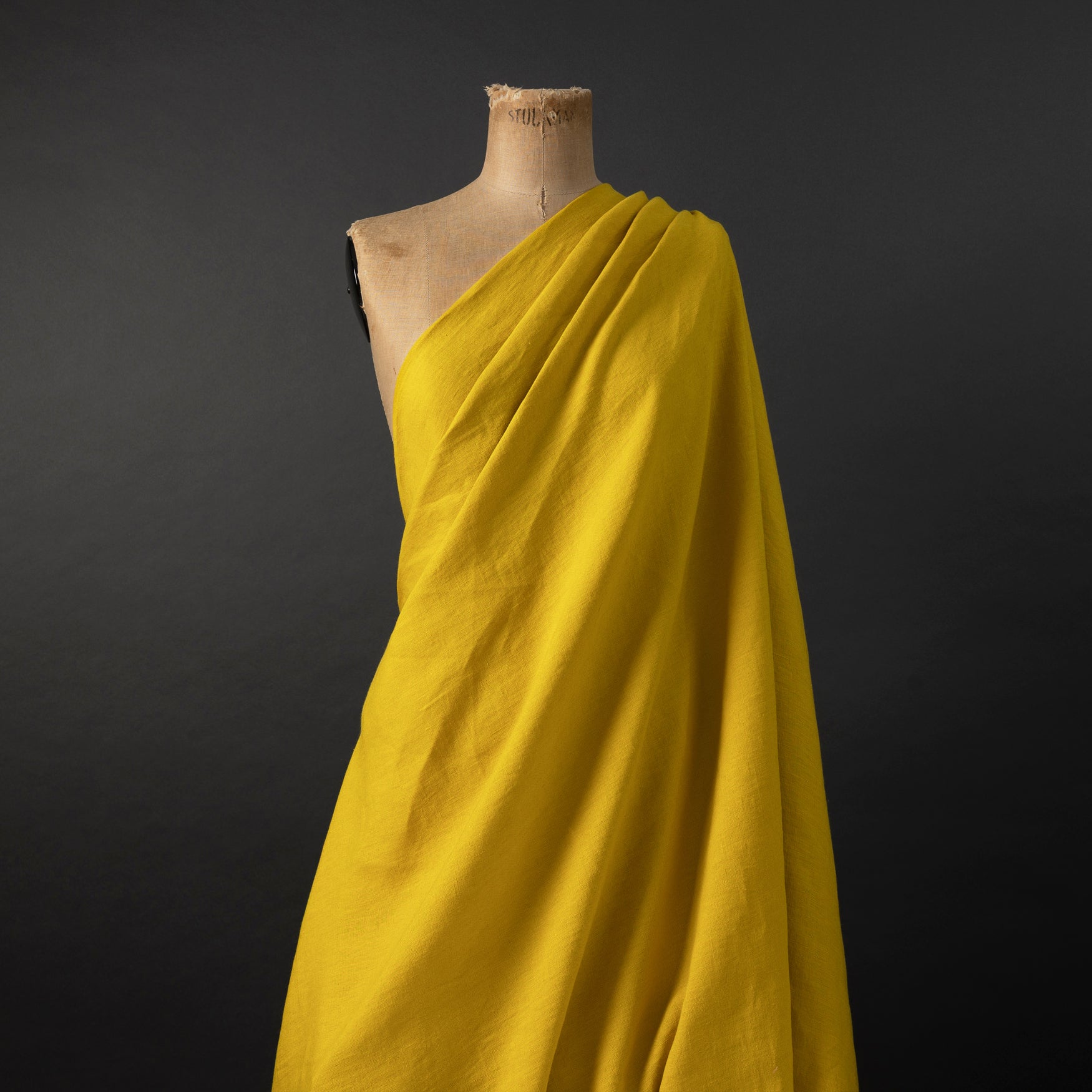 European Washed Linen - Turmeric