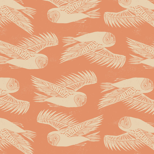 Printed Lightweight Canvas - Twin Hills - Berry