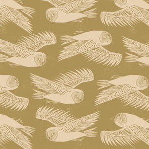 Printed Lightweight Canvas - Twin Hills - Leaf