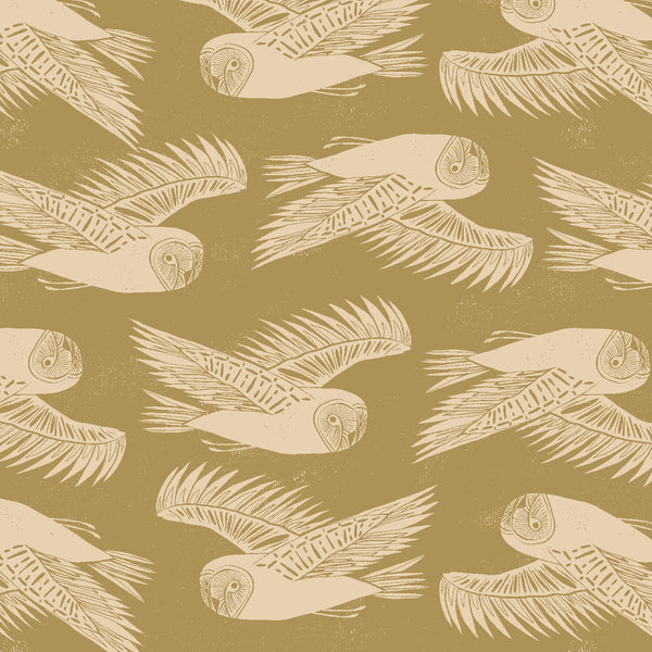 Printed Lightweight Canvas - Twin Hills - Leaf