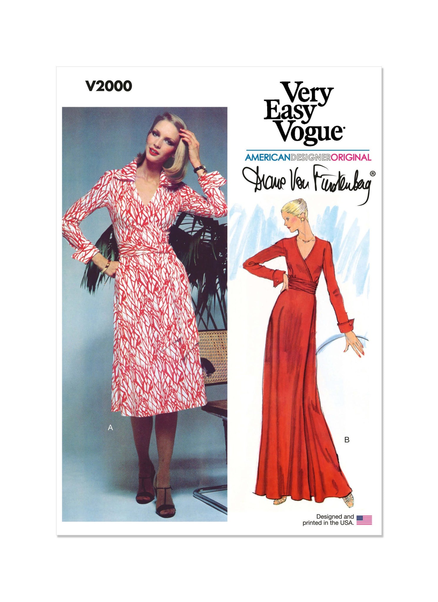 Vogue Patterns - Diane Von Furstenberg Wrap Dress - V2000
