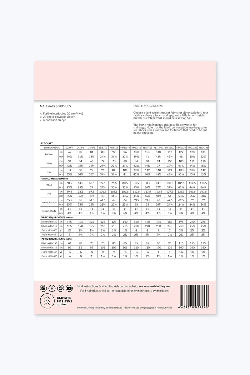 Named Clothing - Verso Trousers & Shorts