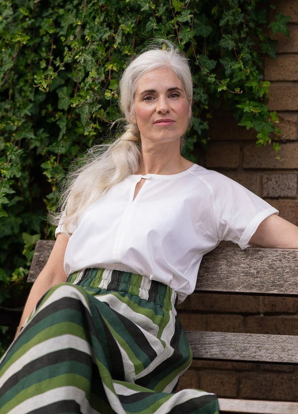 Remy Raglan Top in Japanese Cotton