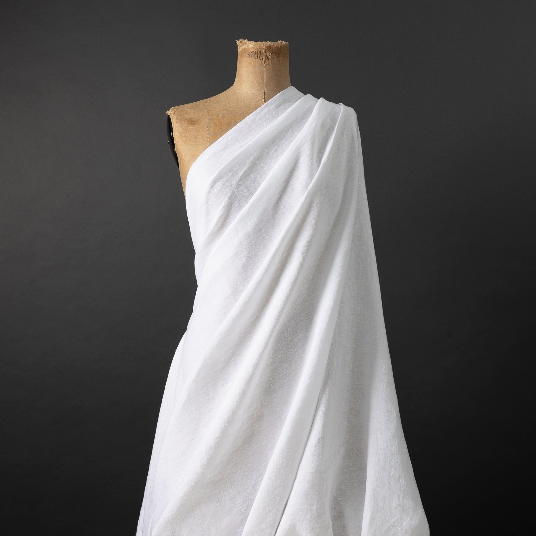 European Washed Linen - Optic White