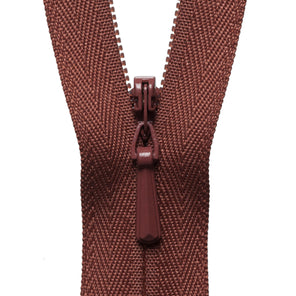 Concealed Zip - Russet 855