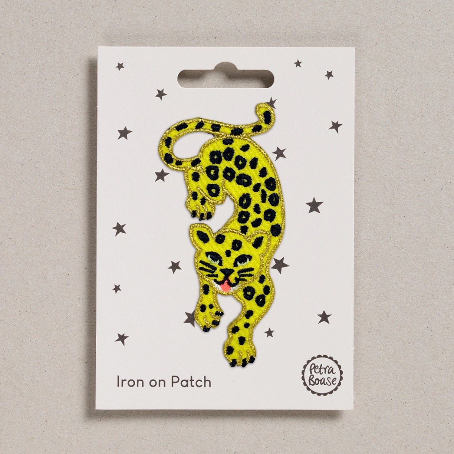 Iron-On Patch - Leaping Leopard