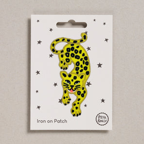 Iron-On Patch - Leaping Leopard