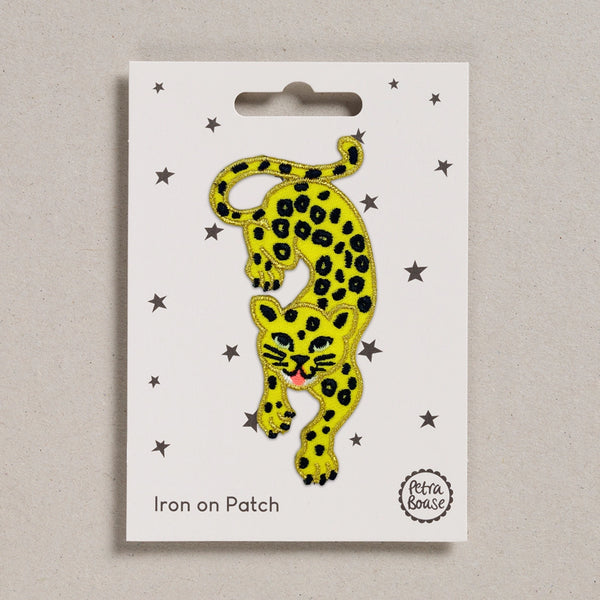 Iron-On Patch - Leaping Leopard