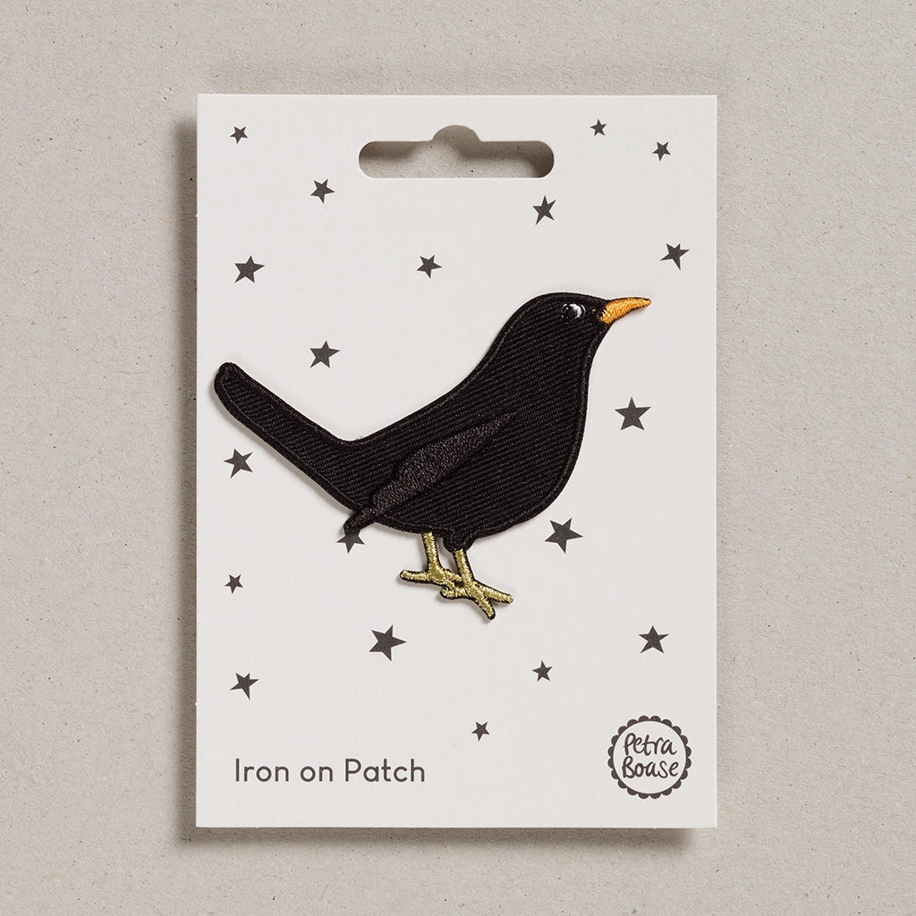 Iron-On Patch - Black Bird