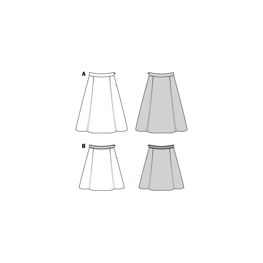 Burda 6342 - Misses Skirt Pattern