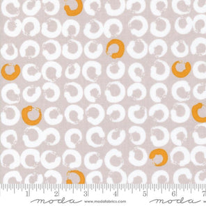 Printed Cotton Poplin - Bluish - Bobbins - Sand