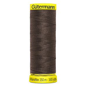 Gütermann Maraflex Elastic Sewing Thread 150m - Brown