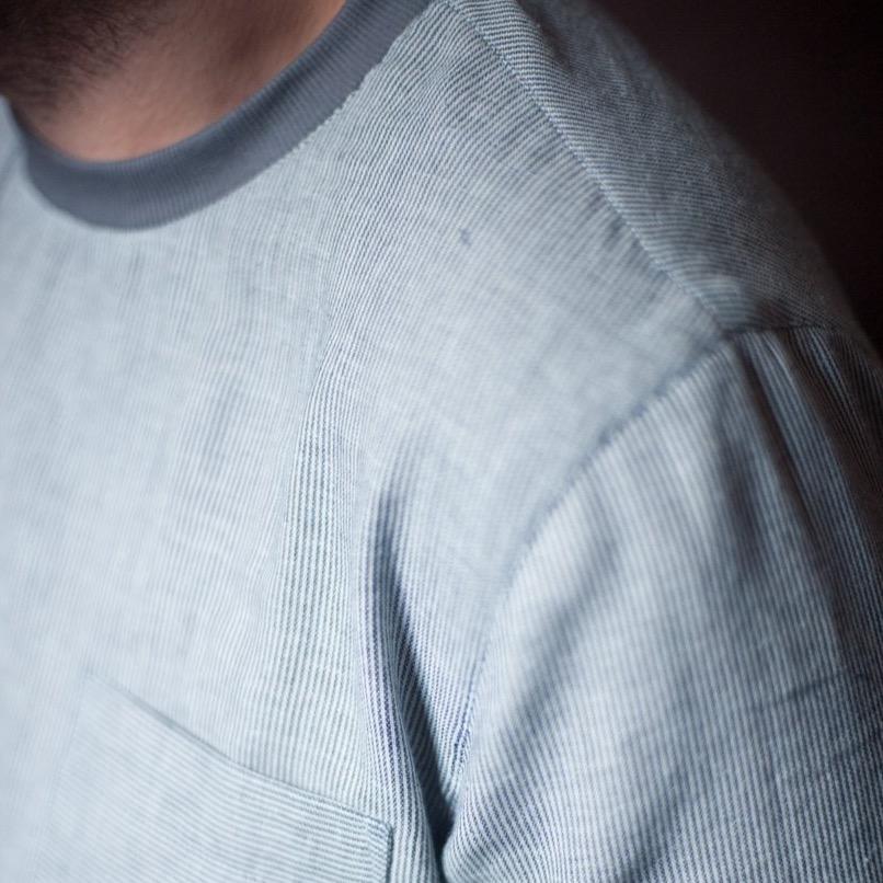 men's tee shirt made in sewing class