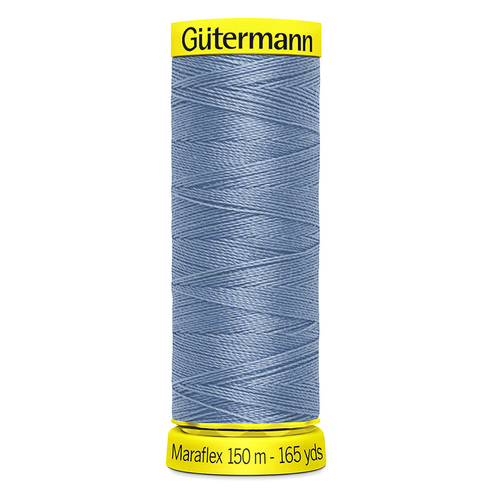 Gütermann Maraflex Elastic Sewing Thread 150m - China Blue