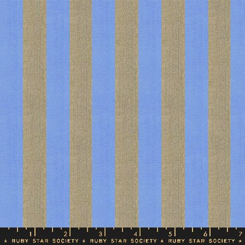 Warp and Weft Wovens - Ruby Star - Clothesline Stripe - Golden