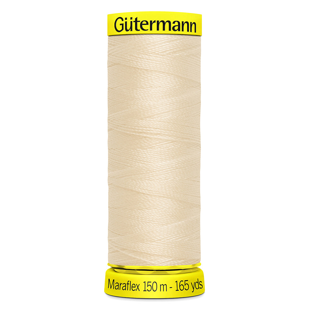 Gütermann Maraflex Elastic Sewing Thread 150m - Cream