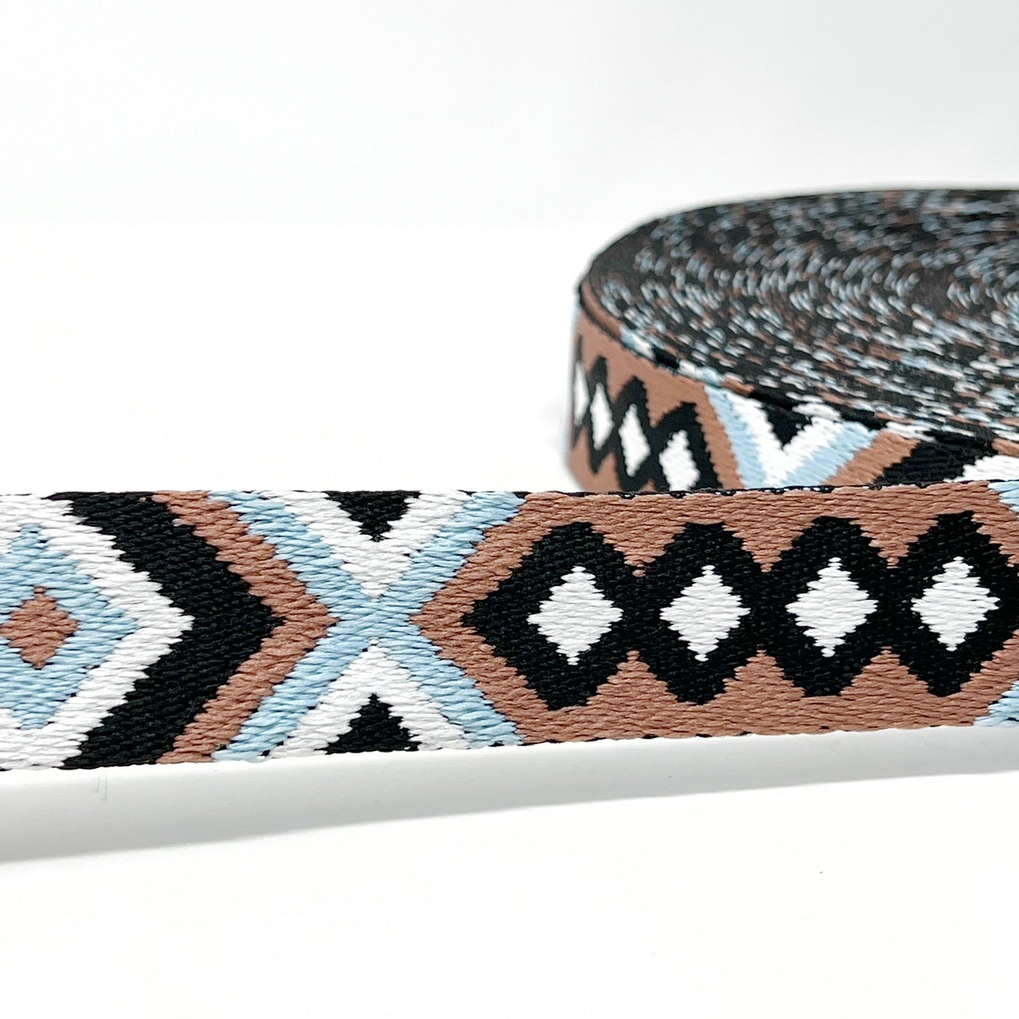 Aztec Webbing 38mm - Rose Gold/Sky