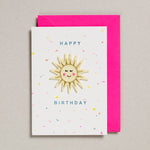 Iron-On Patch Greetings Card - Happy Birthday Sunshine