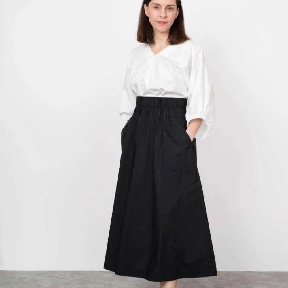 The Assembly Line - Elastic Waist Maxi Skirt