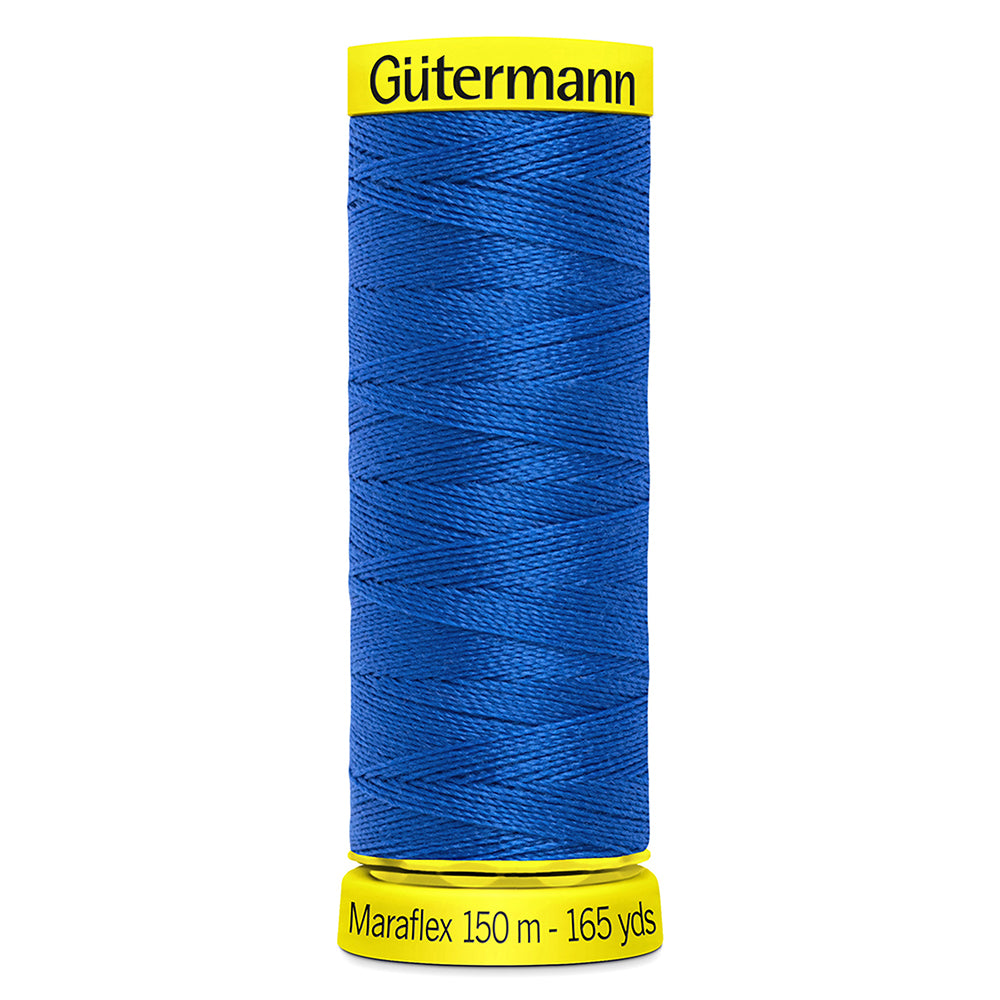 Gütermann Maraflex Elastic Sewing Thread 150m - Electric Blue