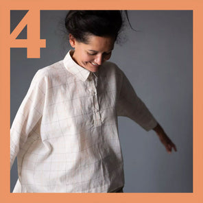 Weekend Workshop: Half Placket Shirt with Stand-Up Collar